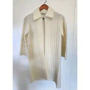 Vintage Sweater Bee Banff Sweater Womens M Cable Knit Cape 70s Coastal Grandma